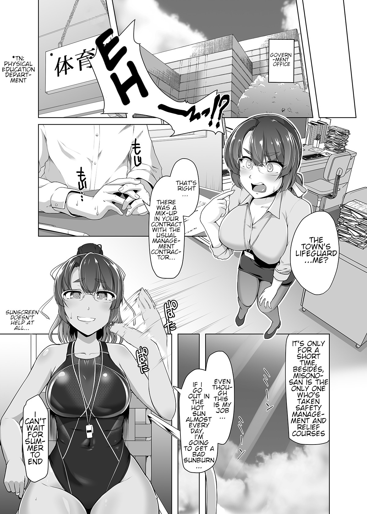 Hentai Manga Comic-Ms. Misono and Summer Sky-Read-4